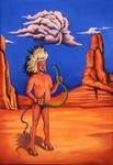 Satanic Apache, Reverend Stephen Leyba
oil on canvas